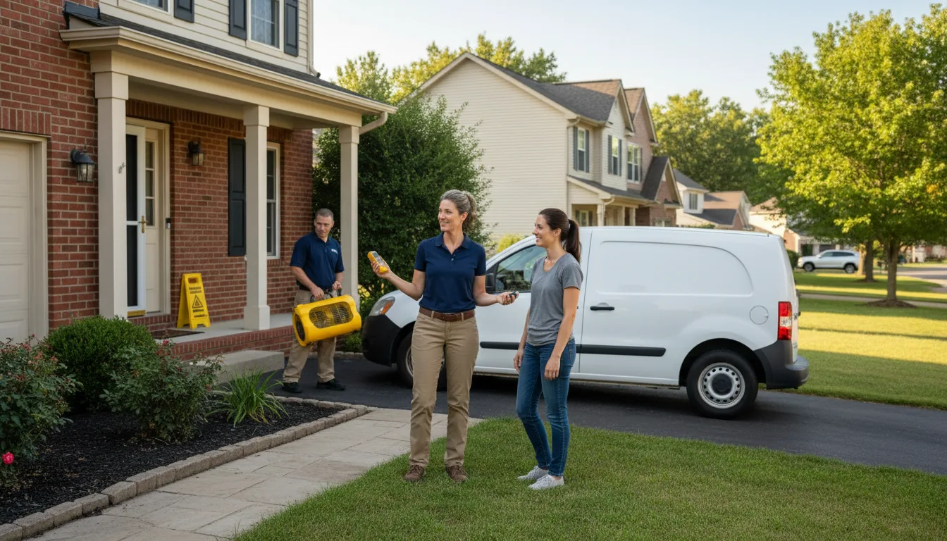 Water restoration image for Home Water Damage Repair in Mount Carmel, UT